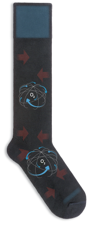 Podkolanówki bezuciskowe czarne Quattroxy™ PODINO®